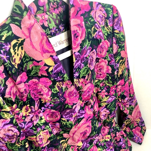 Vintage Richard Warren floral blouse - Picture 7 of 12